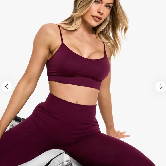 Athleta Renew Bra A-C Women's Size S Deep Purple - Picture 2 of 8